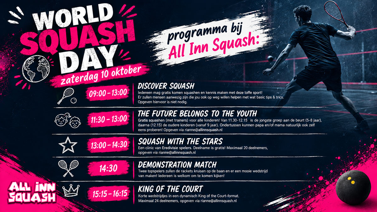 All Inn Squash World Squash Day!